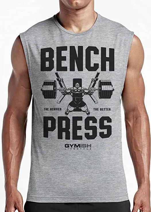 025. Bench Press Workout Muscle Tank Top for Men