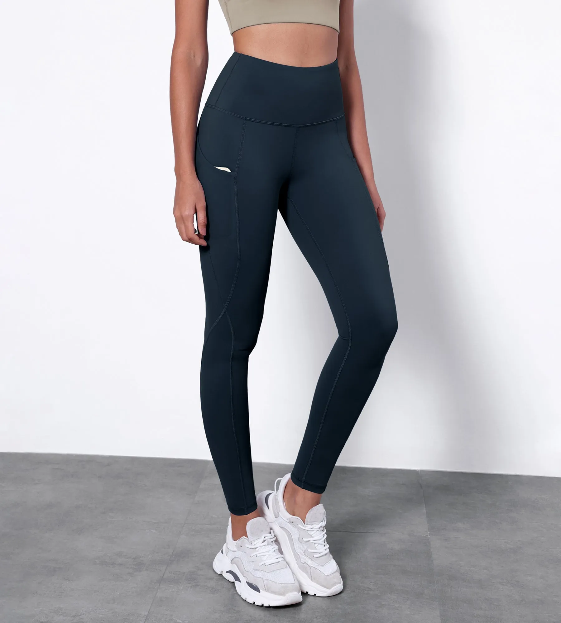 28" High Waisted Yoga Leggings with Pockets