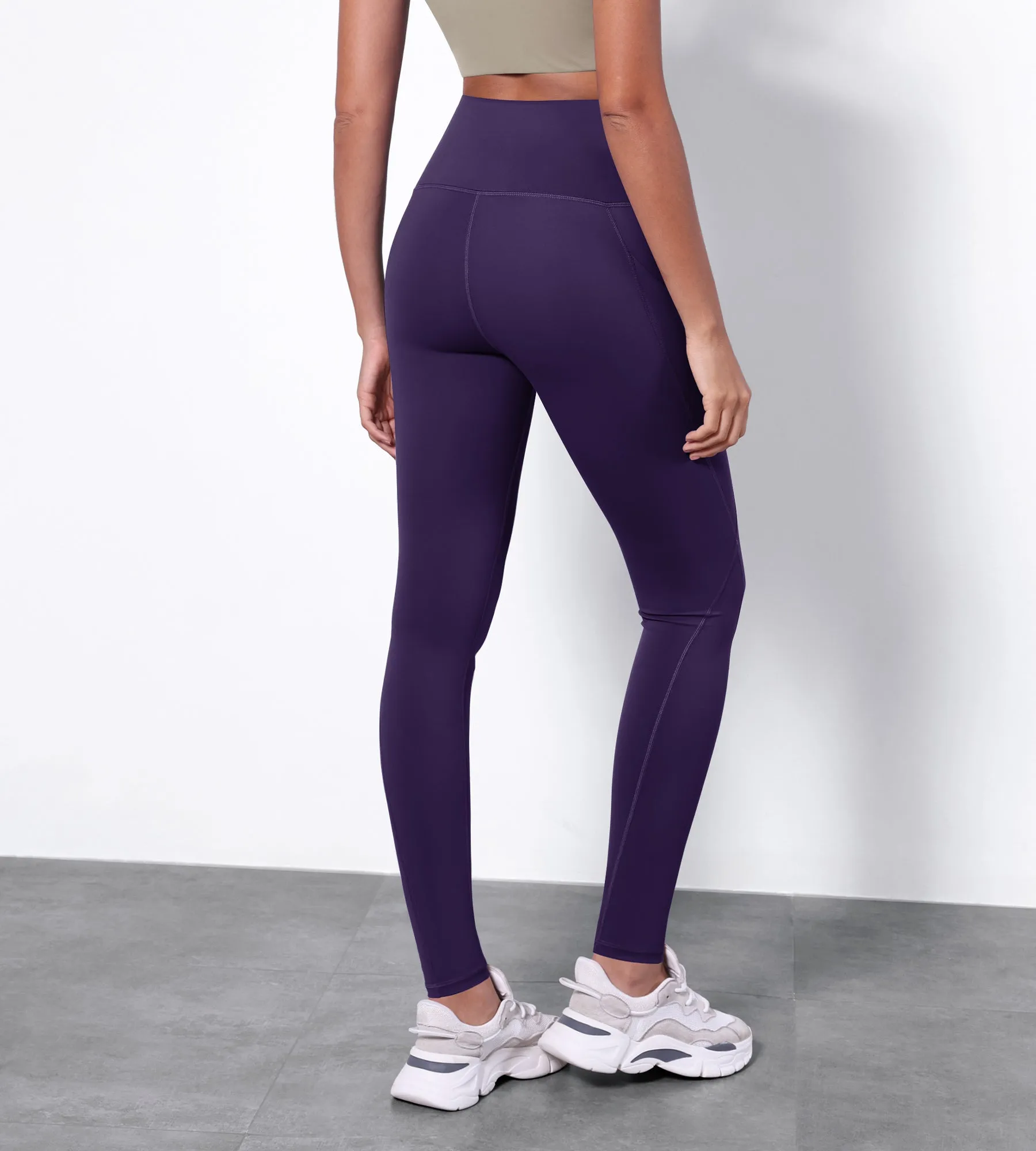 28" High Waisted Yoga Leggings with Pockets