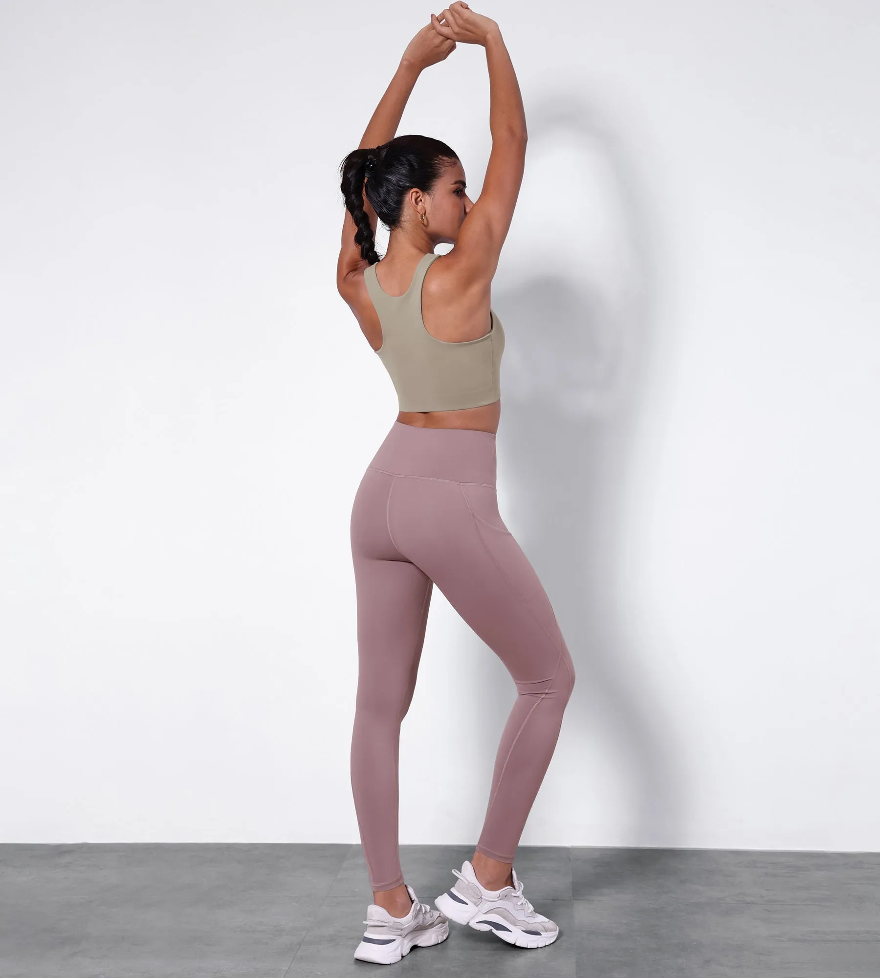 28" High Waisted Yoga Leggings with Pockets