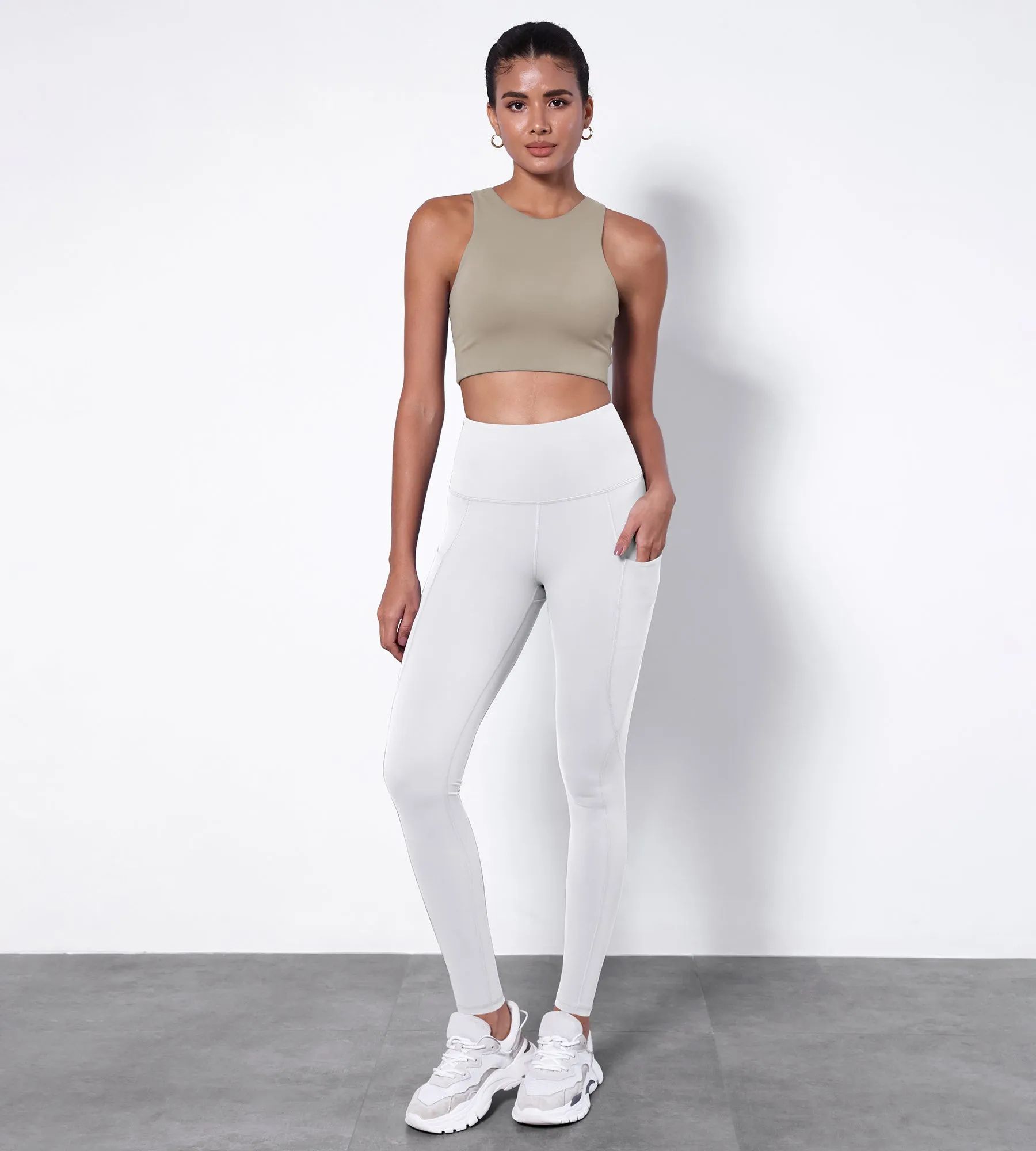 28" High Waisted Yoga Leggings with Pockets