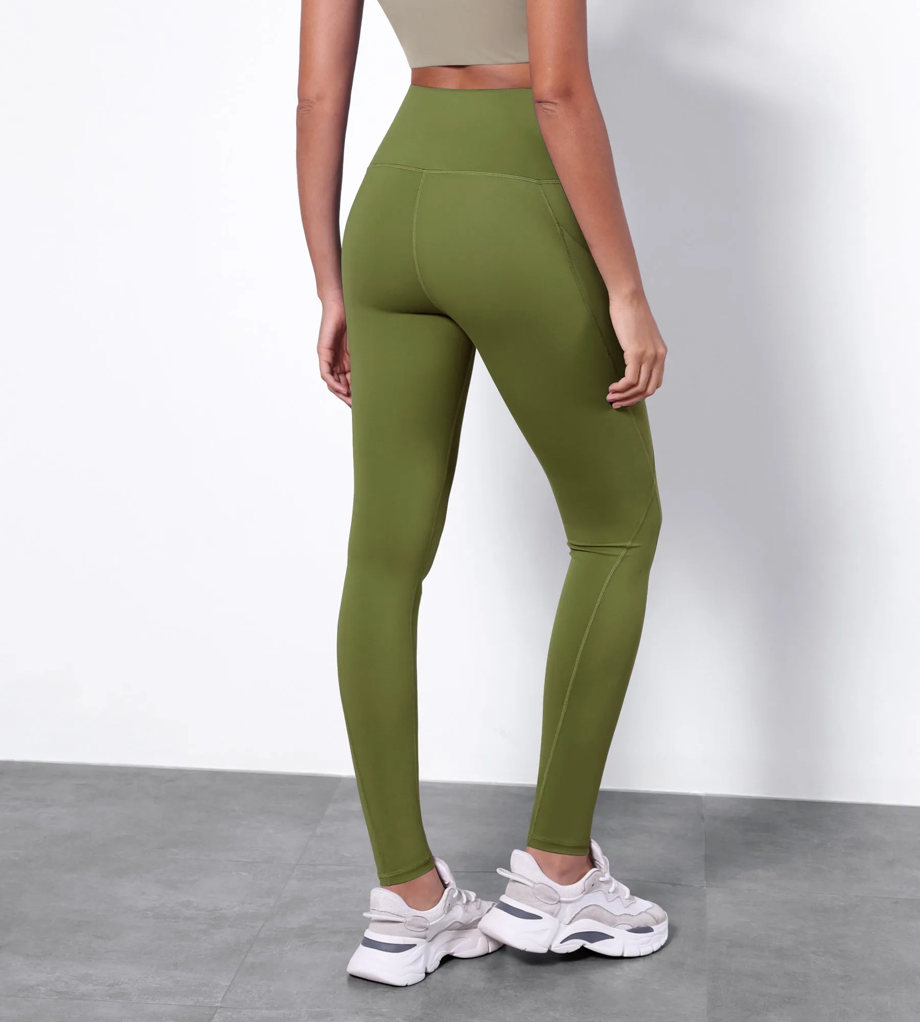 28" High Waisted Yoga Leggings with Pockets