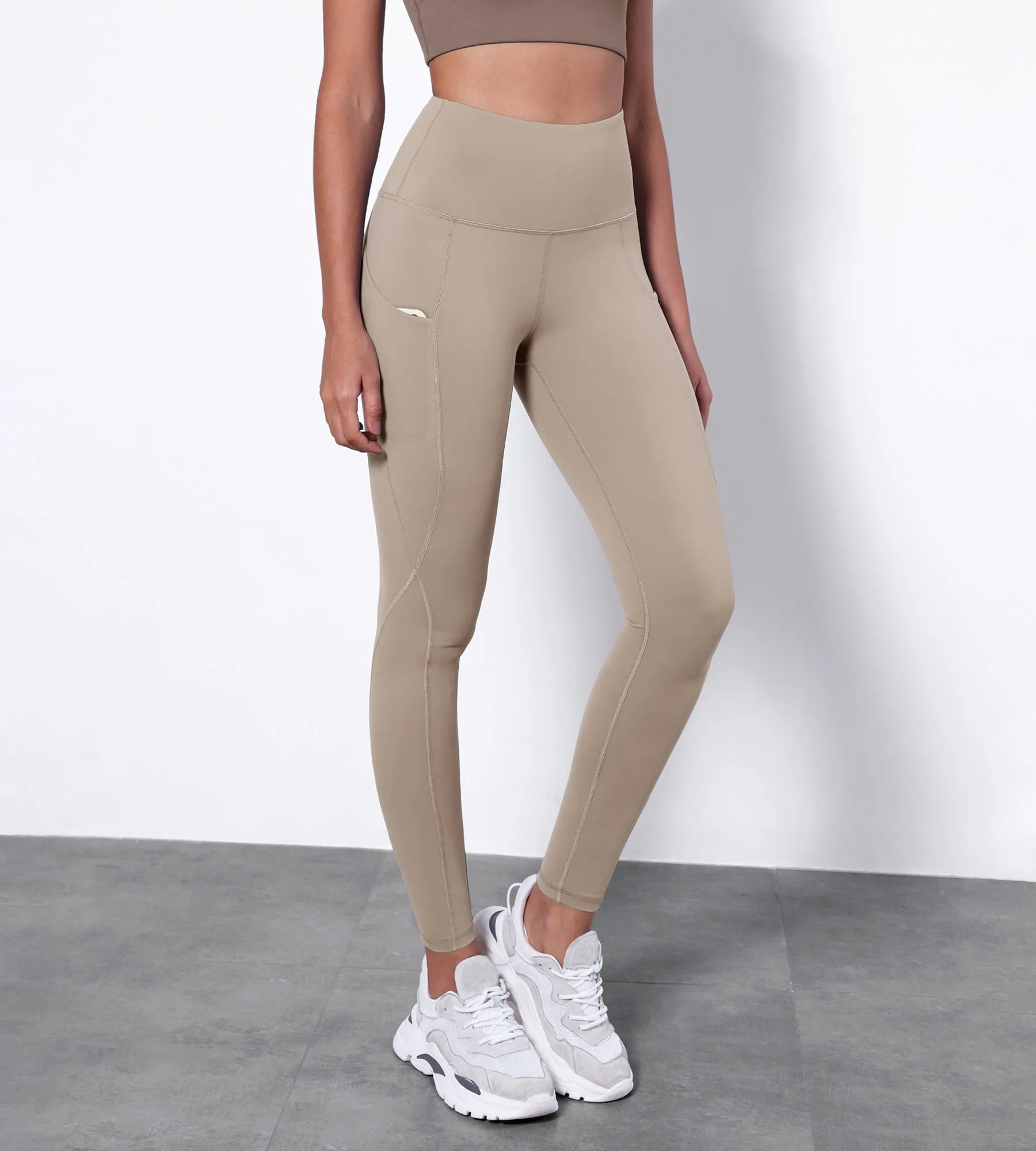 28" High Waisted Yoga Leggings with Pockets