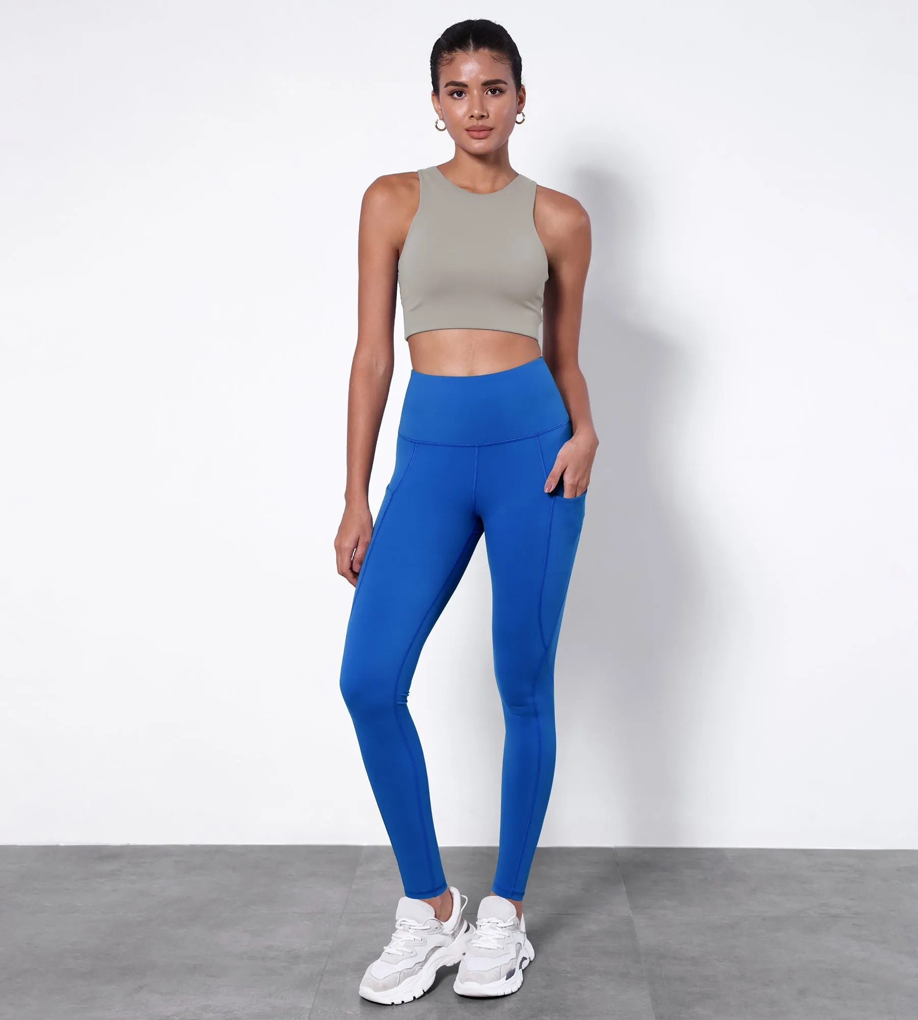 28" High Waisted Yoga Leggings with Pockets