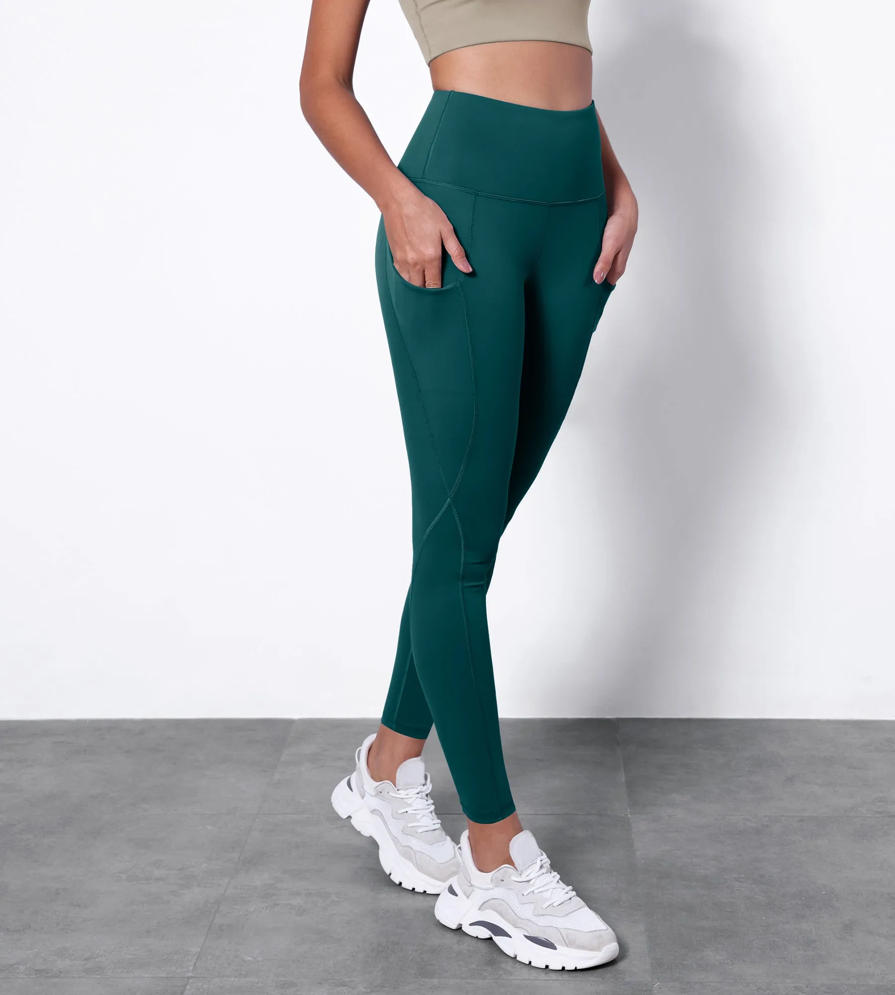 28" High Waisted Yoga Leggings with Pockets