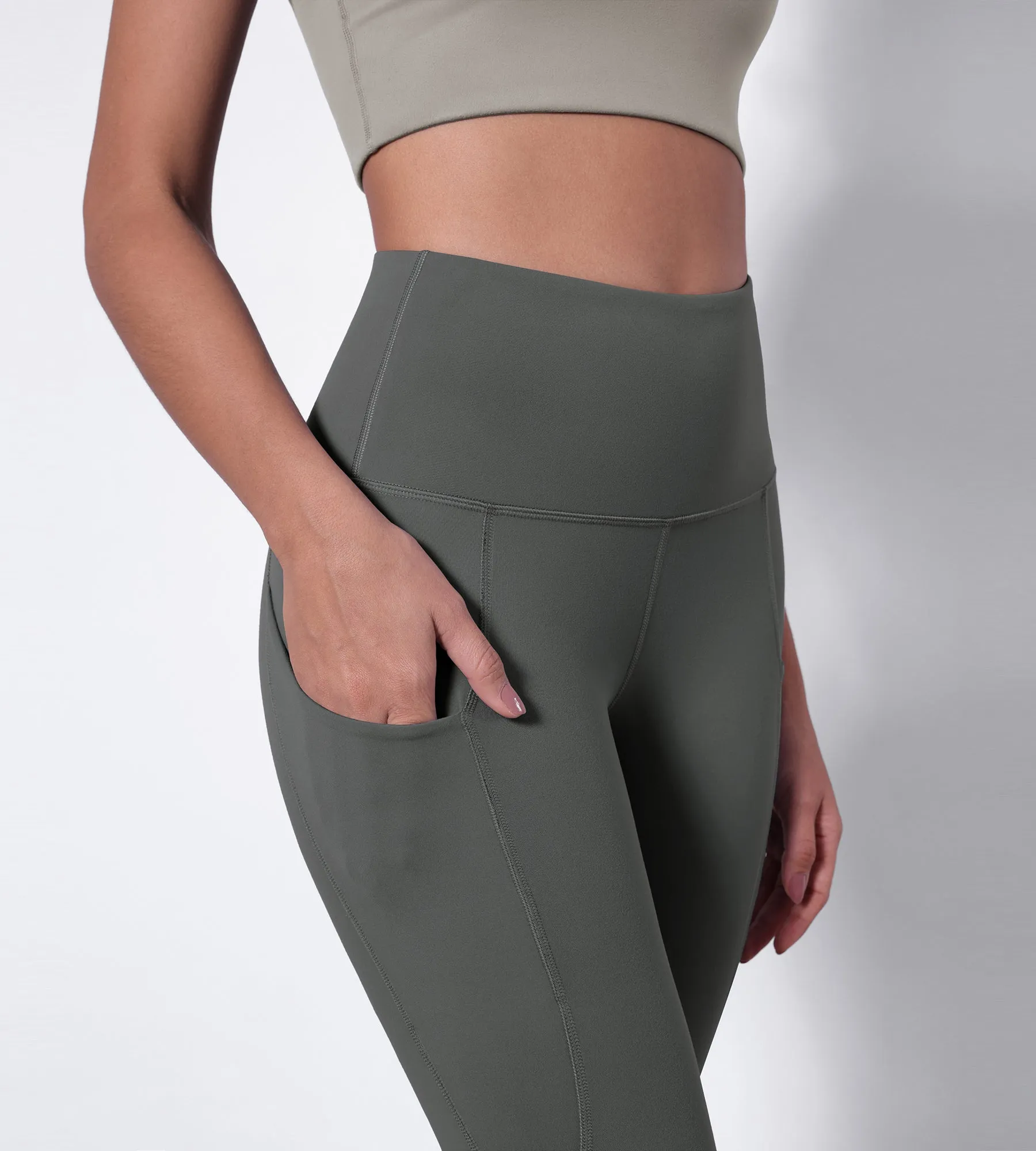 28" High Waisted Yoga Leggings with Pockets