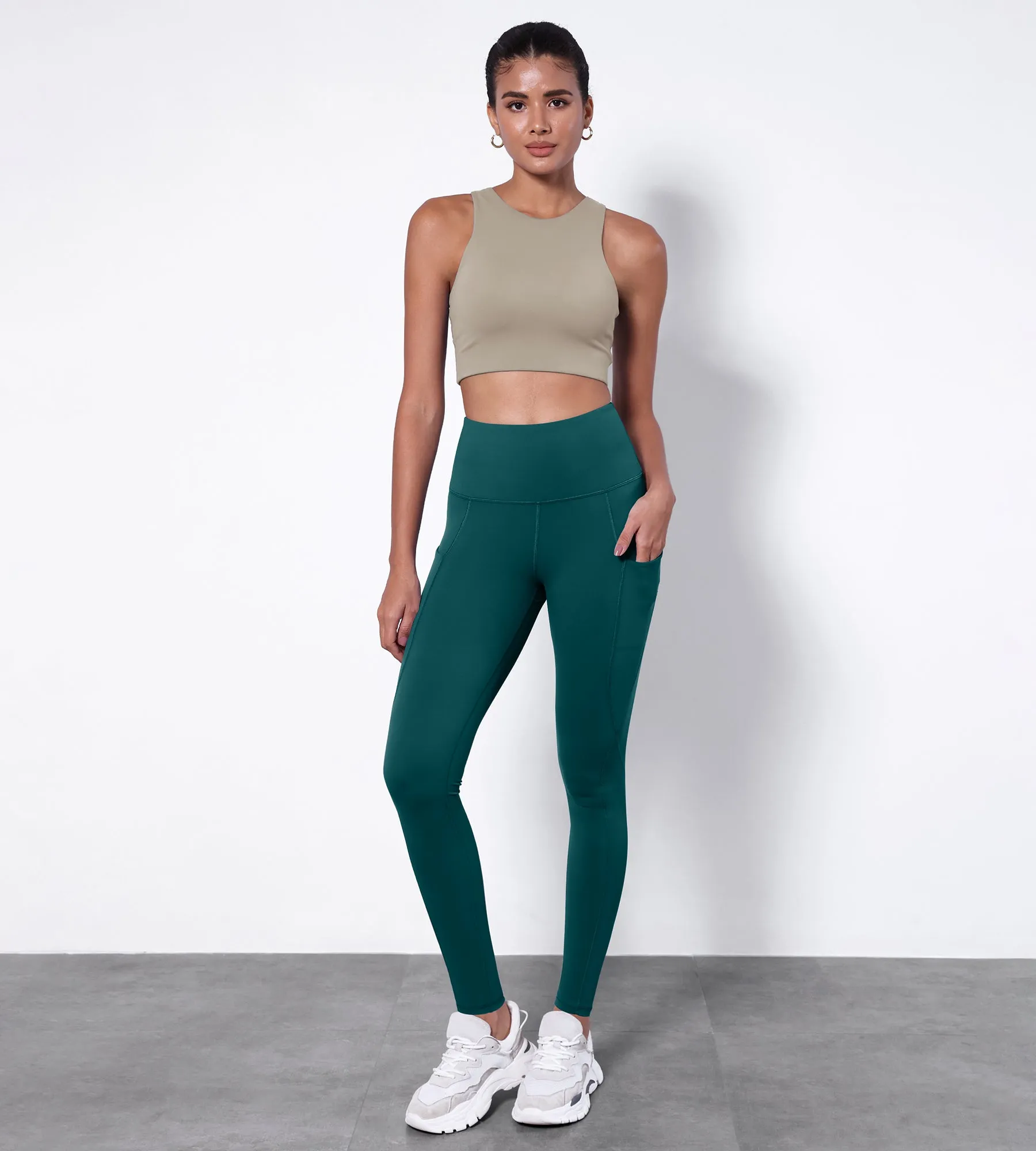 28" High Waisted Yoga Leggings with Pockets