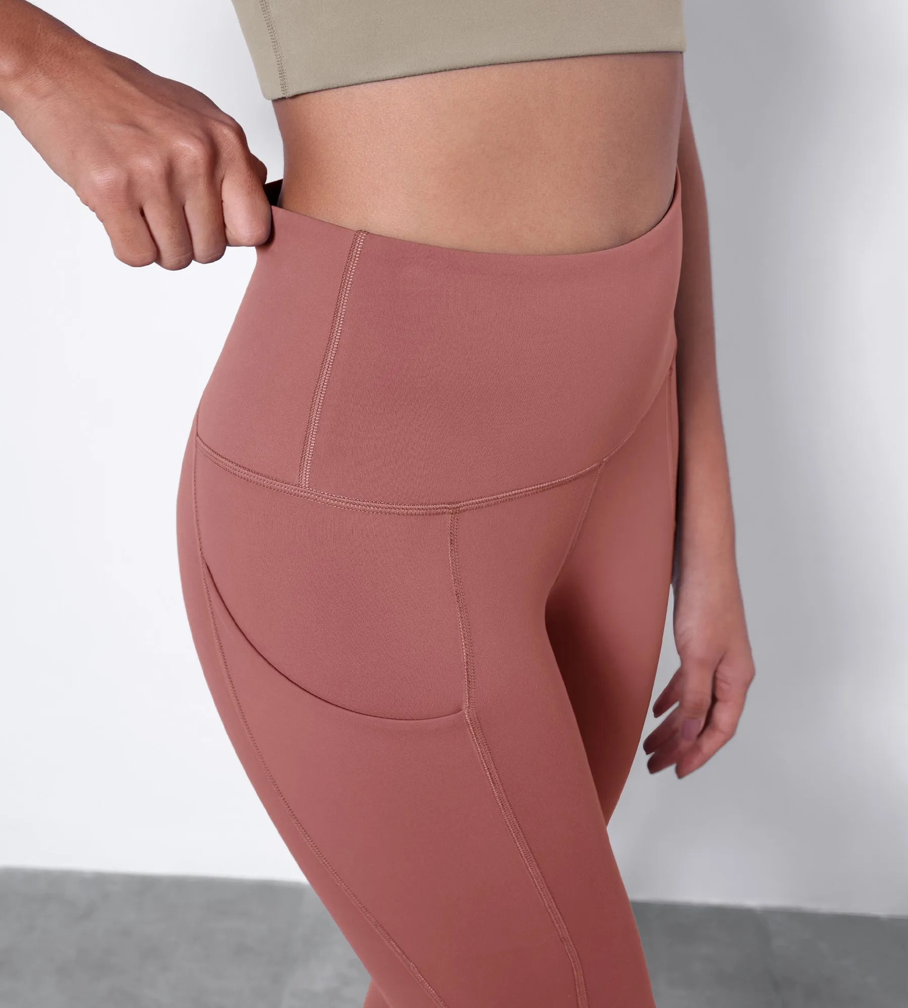 28" High Waisted Yoga Leggings with Pockets
