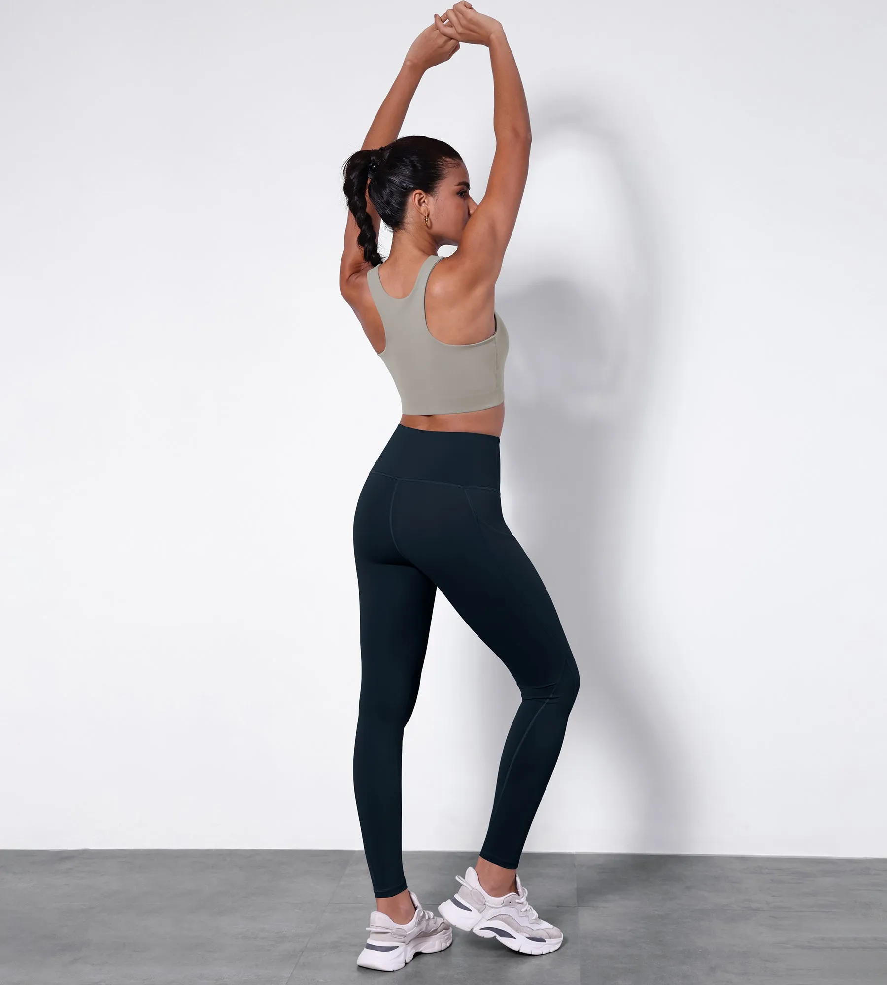 28" High Waisted Yoga Leggings with Pockets