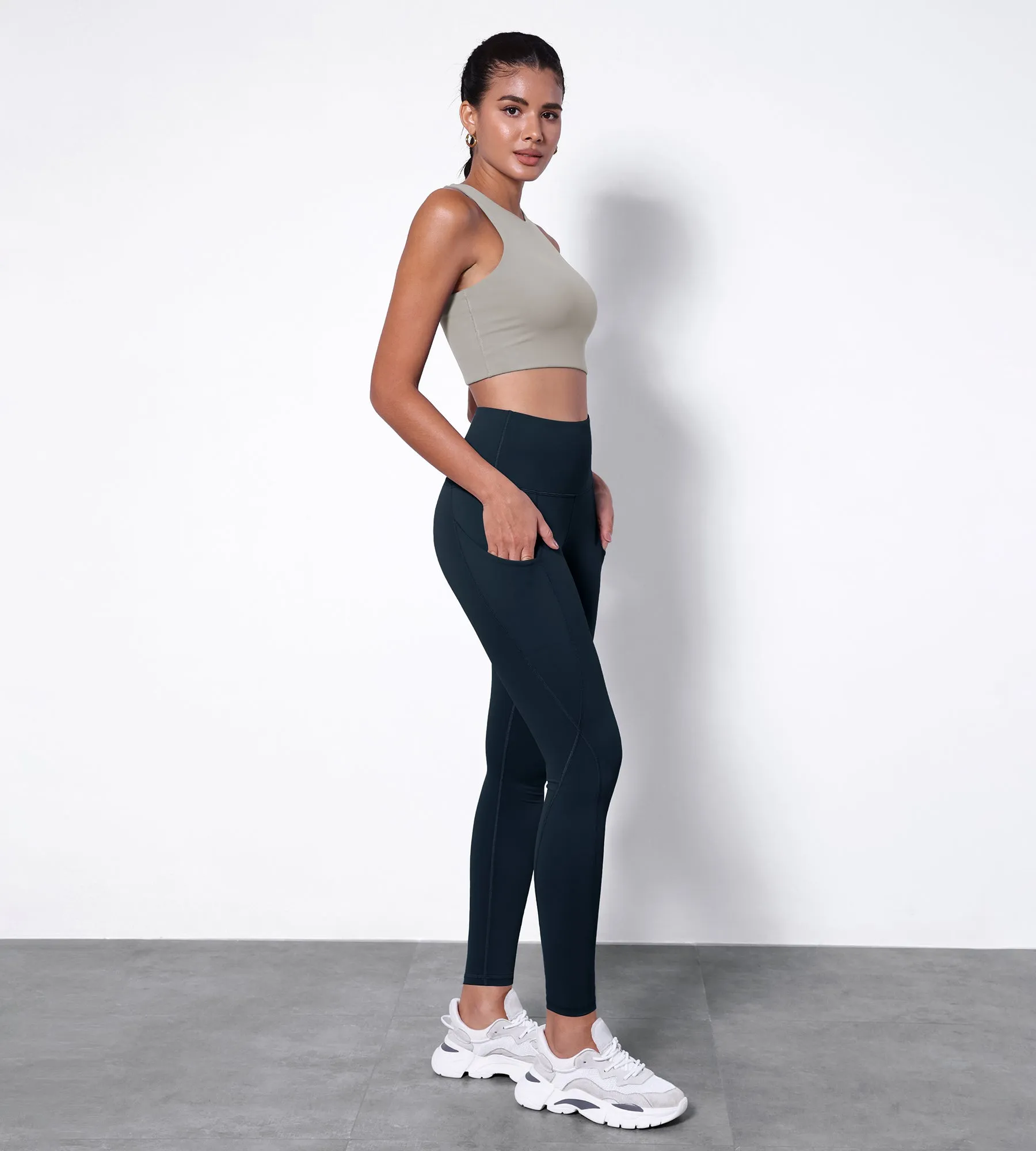 28" High Waisted Yoga Leggings with Pockets