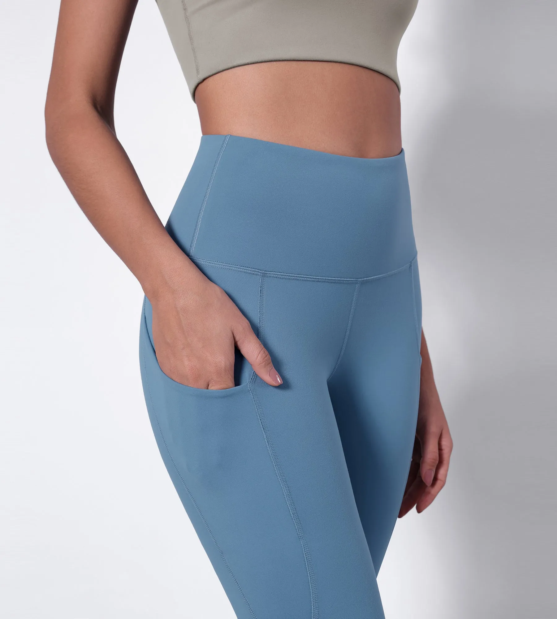 28" High Waisted Yoga Leggings with Pockets