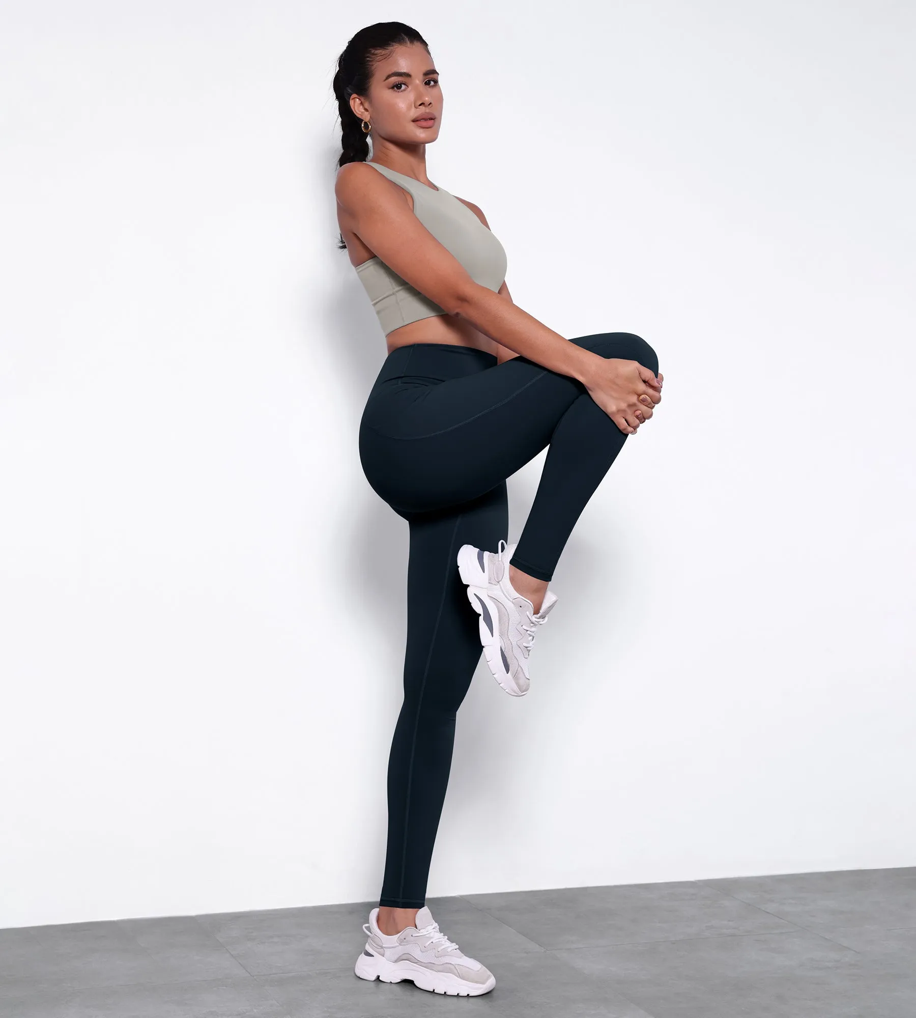 28" High Waisted Yoga Leggings with Pockets