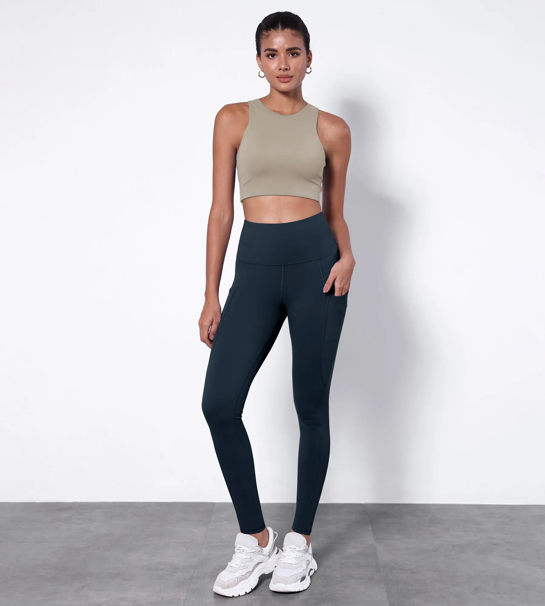 28" High Waisted Yoga Leggings with Pockets