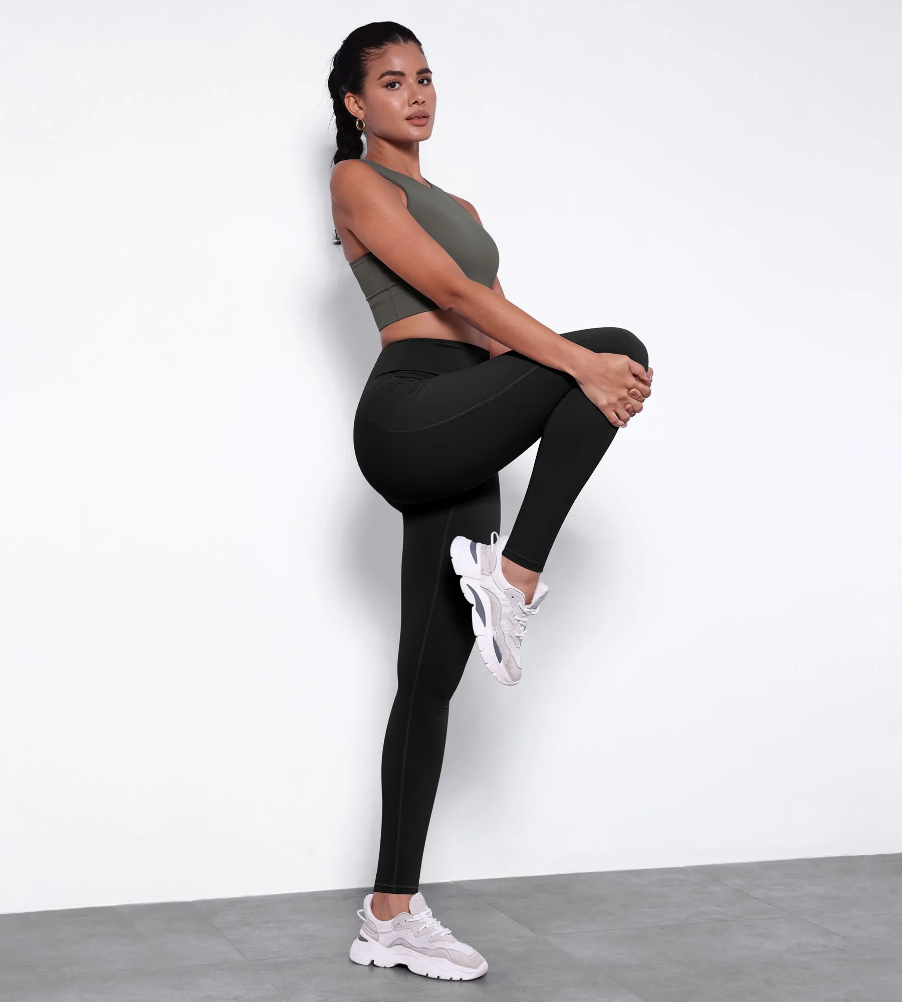 28" High Waisted Yoga Leggings with Pockets
