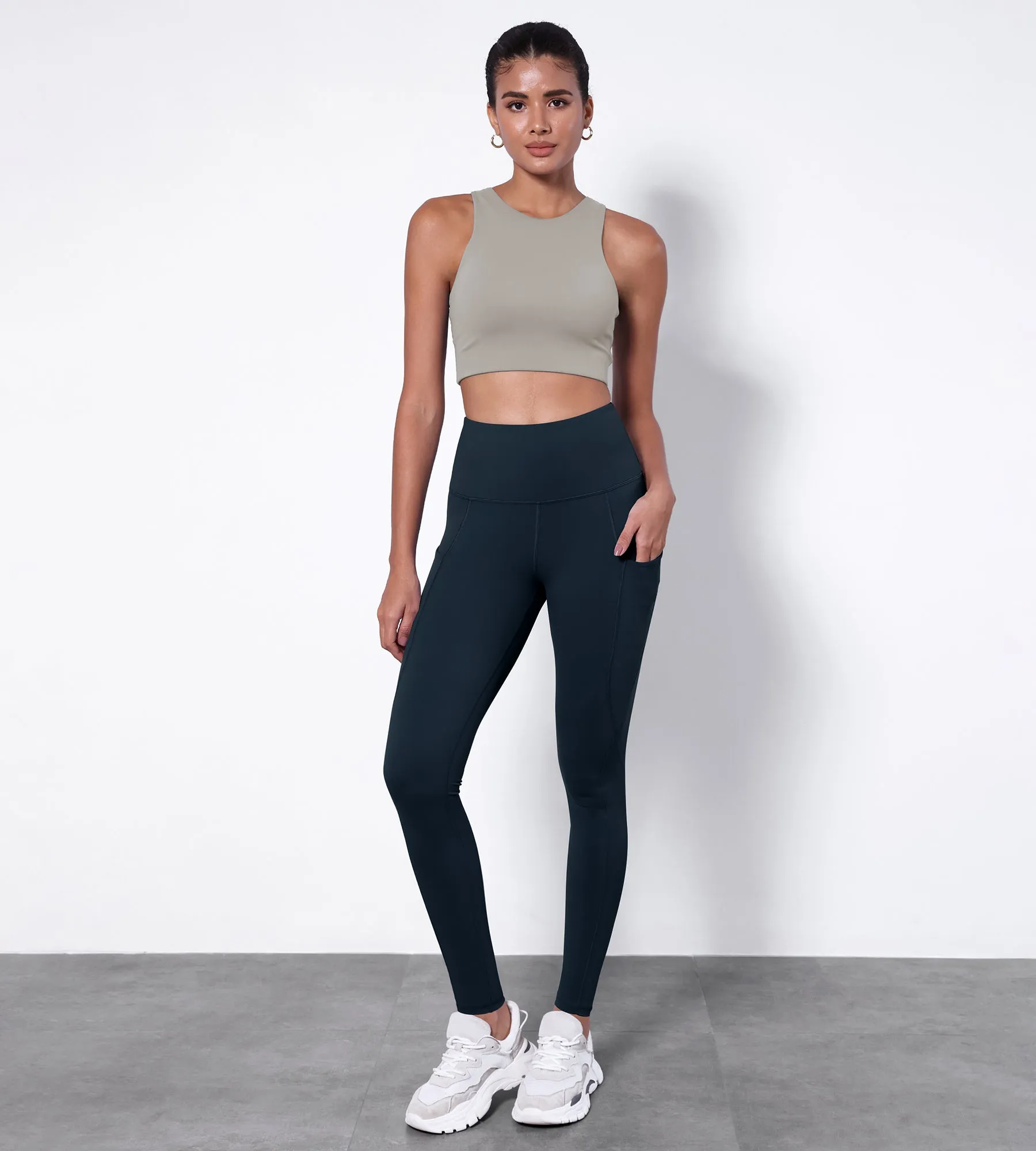 28" High Waisted Yoga Leggings with Pockets