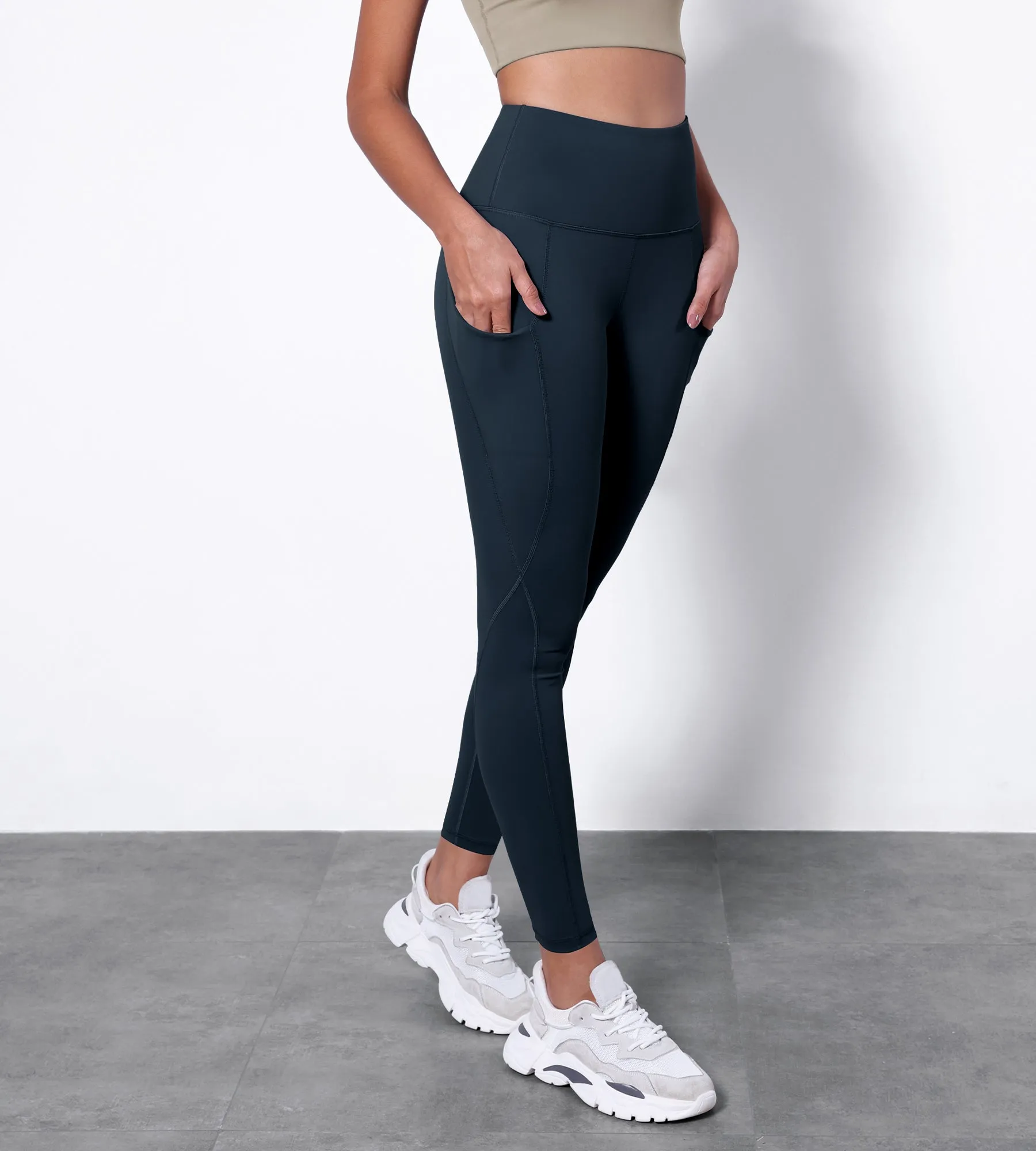 28" High Waisted Yoga Leggings with Pockets