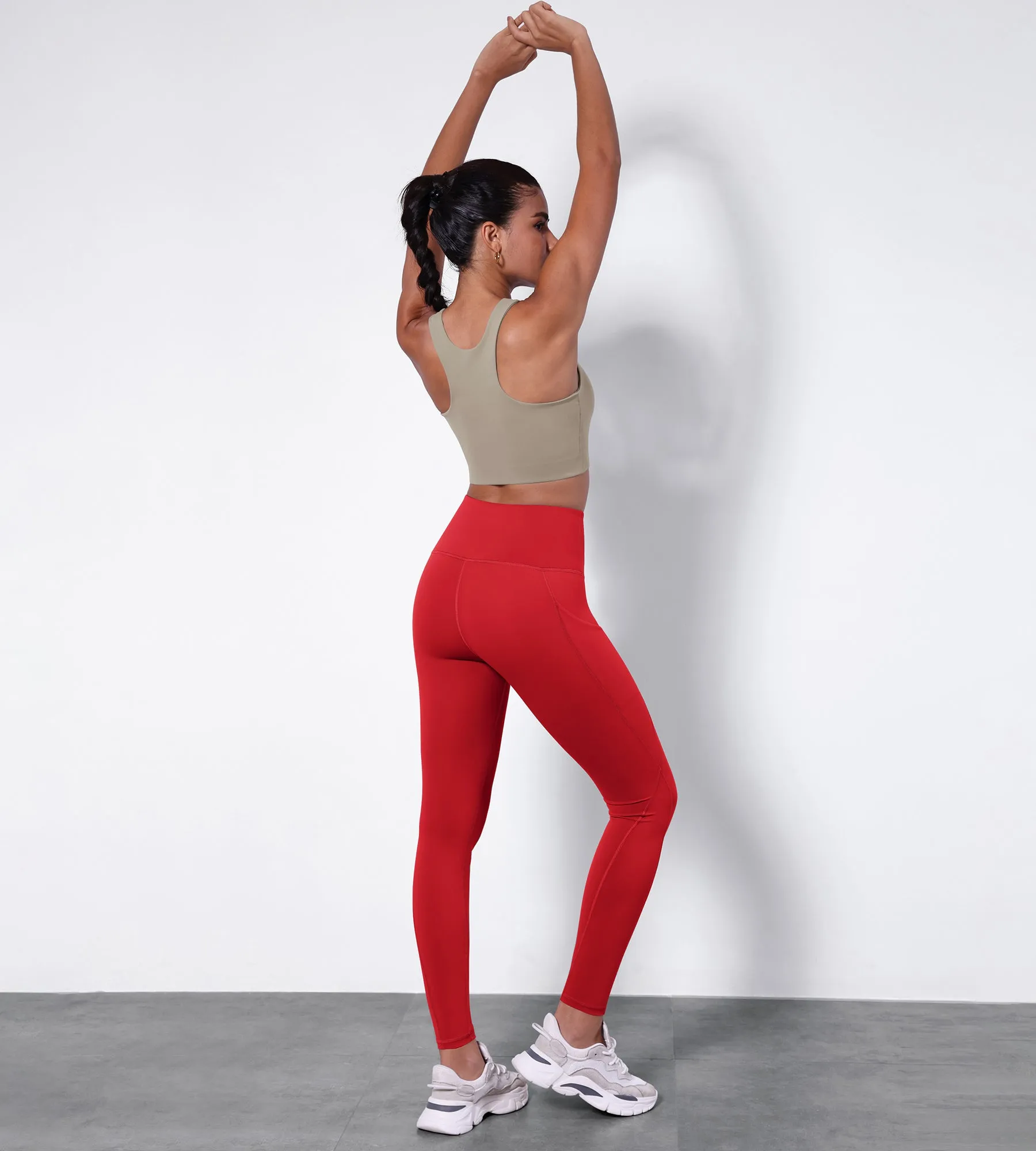 28" High Waisted Yoga Leggings with Pockets