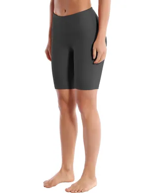 8" High Waist Gym Shorts shadowcharcoal_Gym