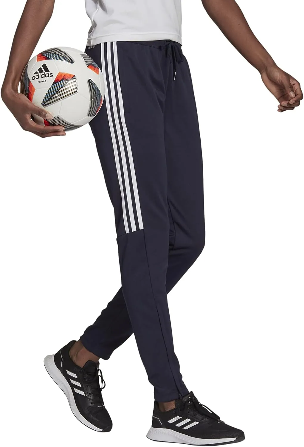 adidas Women's Aeroready Sereno Cut 3-Stripes Slim Tapered Tracksuit Bottoms
