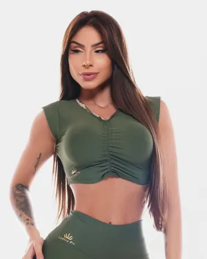 ARMY CROP TOP