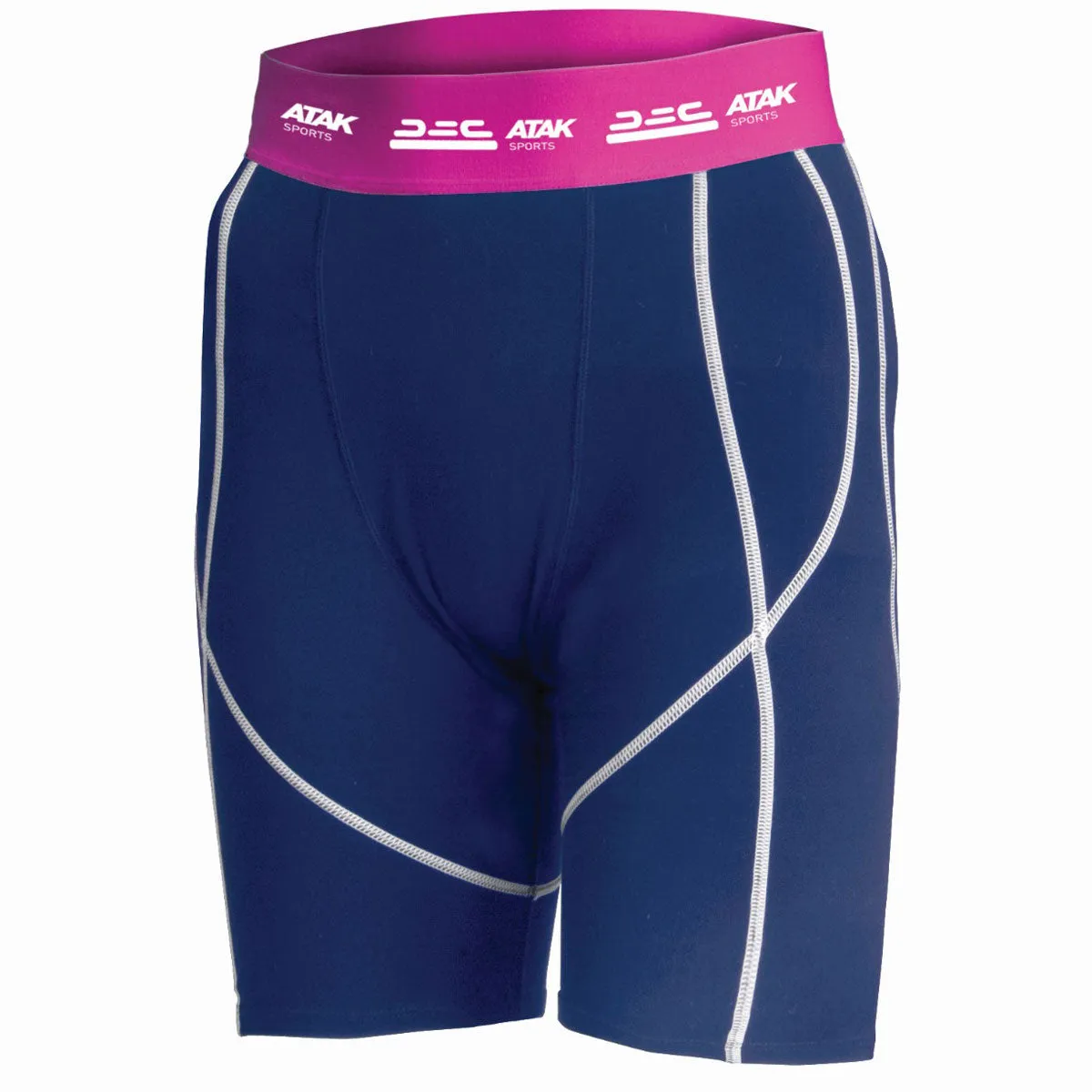 Atak Compression Shorts - Girls - Navy