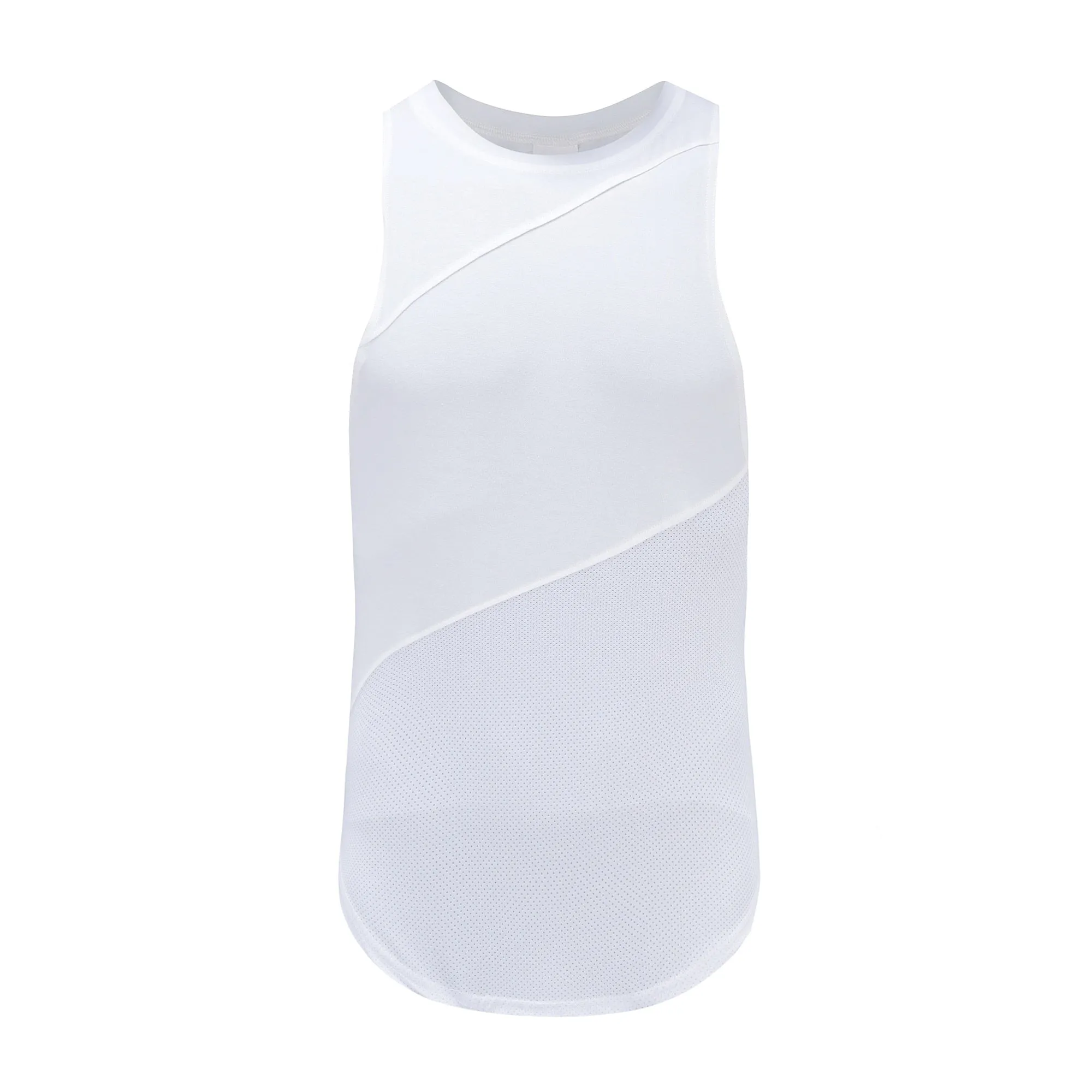 Bodybuilding sleeveless cotton shirt