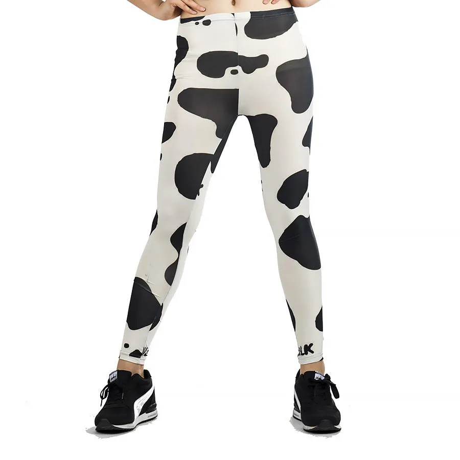 Fitness leggings women slim thin 3D printed high leggings