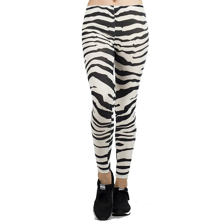Fitness leggings women slim thin 3D printed high leggings