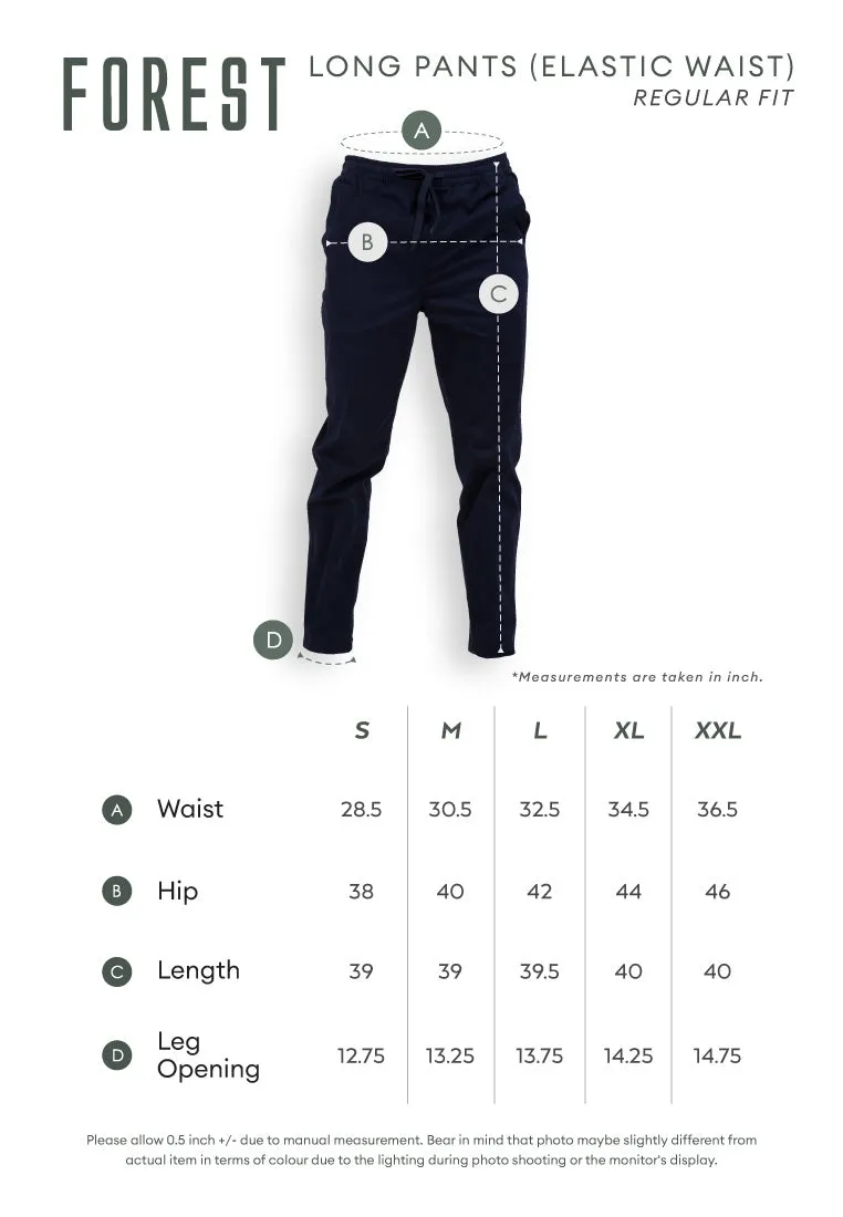 Forest Stretchable Slim Fit Tracksuit Men Track Pants Unisex Track Bottom | Seluar Track Lelaki - 10787