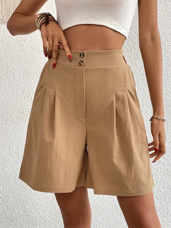 Georgia New Loose Pants Casual Ladies High Waist Wide Leg Shorts