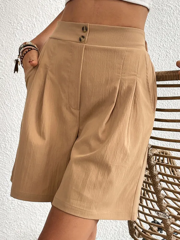 Georgia New Loose Pants Casual Ladies High Waist Wide Leg Shorts
