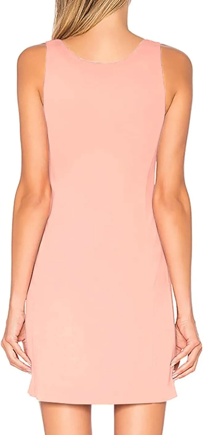 H HIAMIGOS Nightgowns for Women with Built in Bra Slip Dress Sleepwear Sleeveless Nightdress Full Slips