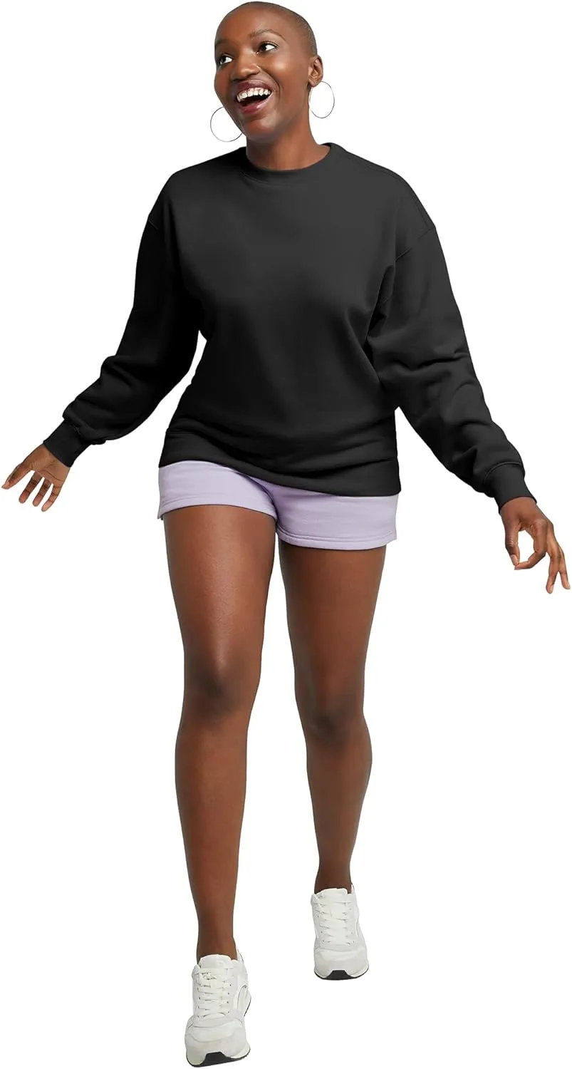 Hanes Women's Originals Plus Size Fleece Midweight Sweatshirt