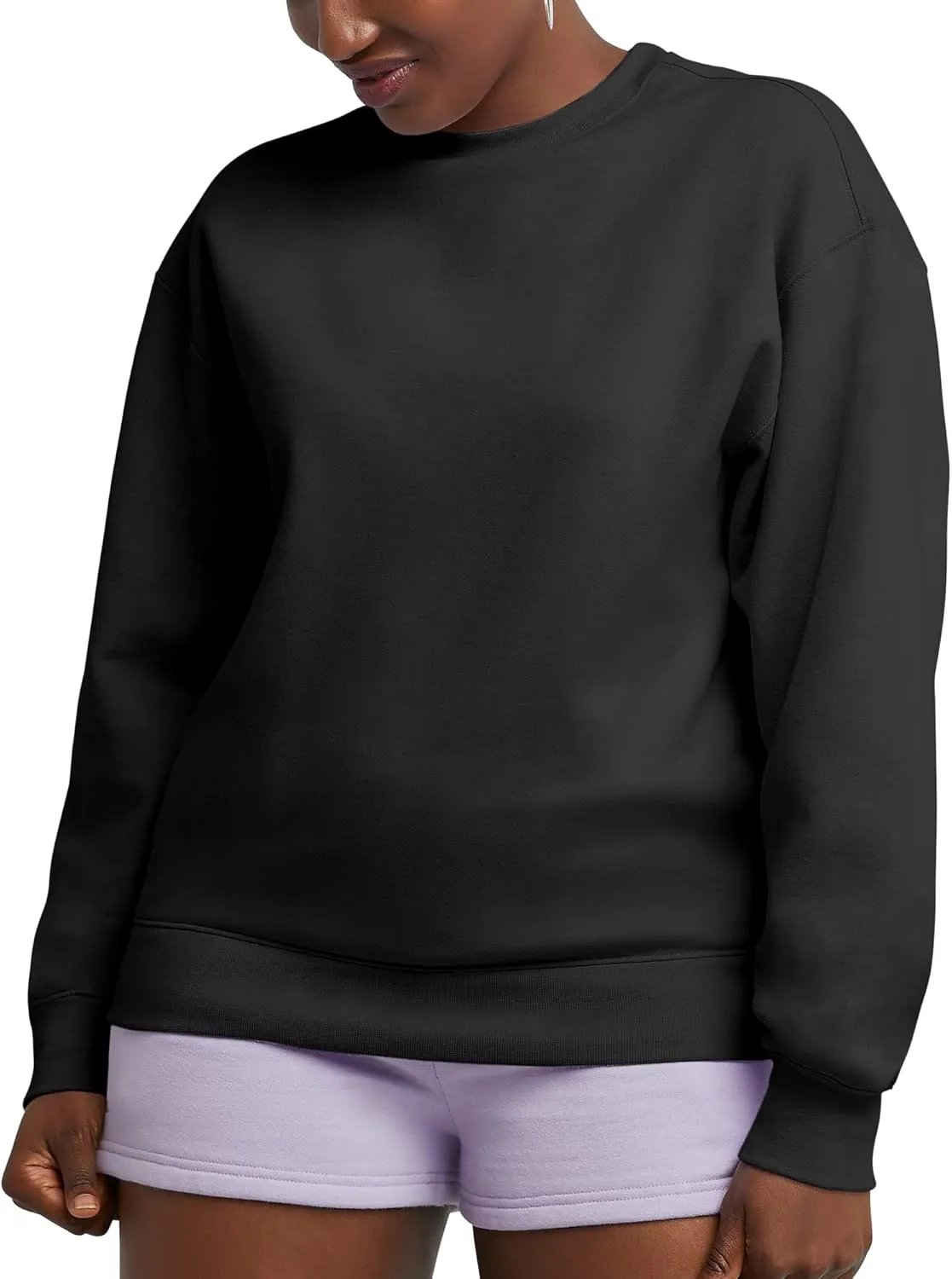 Hanes Women's Originals Plus Size Fleece Midweight Sweatshirt