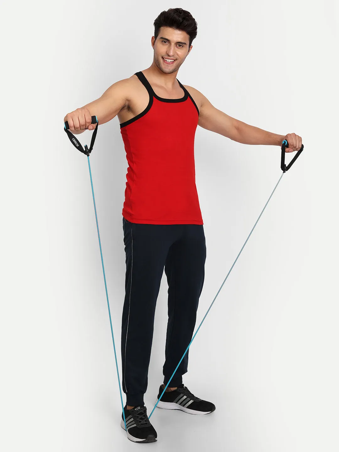 Hiflyers Men Black Slim Fit Solid Terry Joggers
