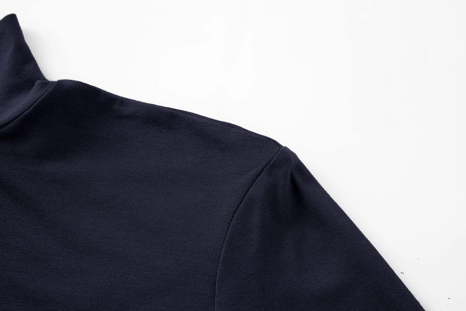 Kindcall Lightweight Mock Turtleneck Crop Tops Long Sleeve Casual Base Layer for Women