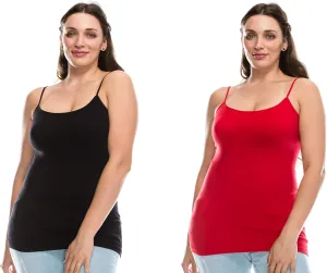 Kurve Plus Size The Excellent Camisole (1XL-3XL) -Made in USA-