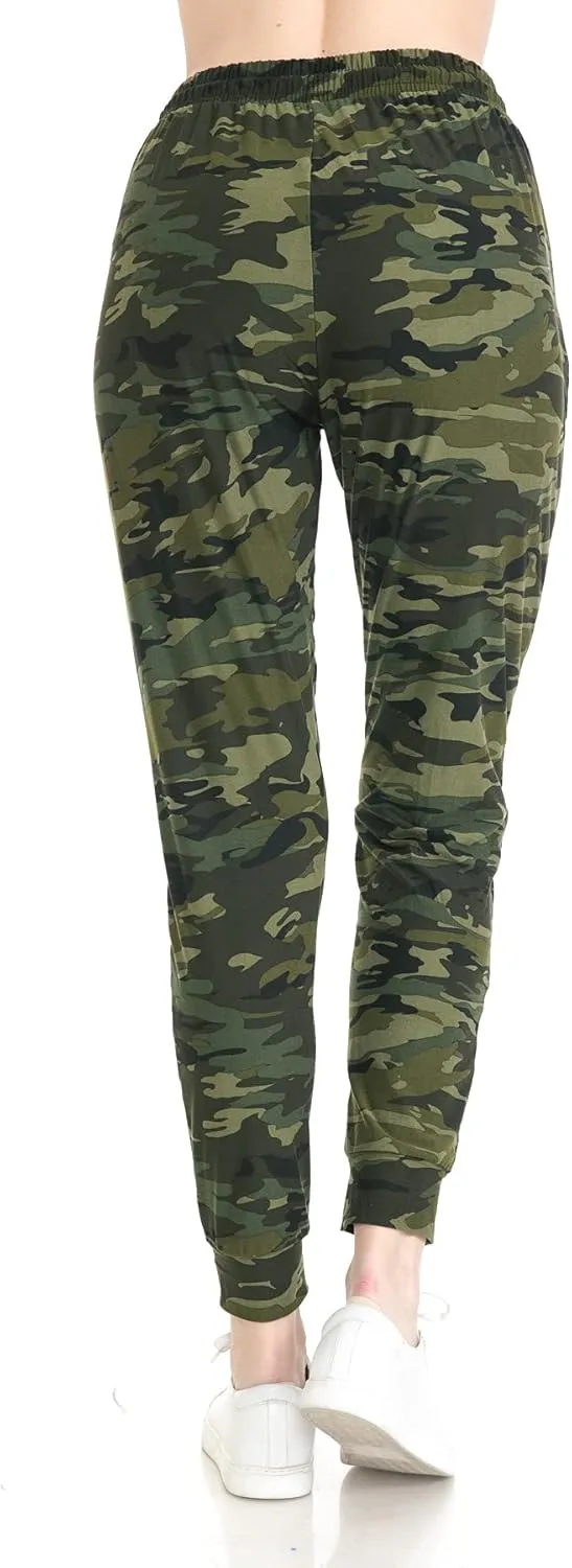 Leggings Depot Women's Jogger Track Cuff Sweatpants with Pockets for Yoga, Workout