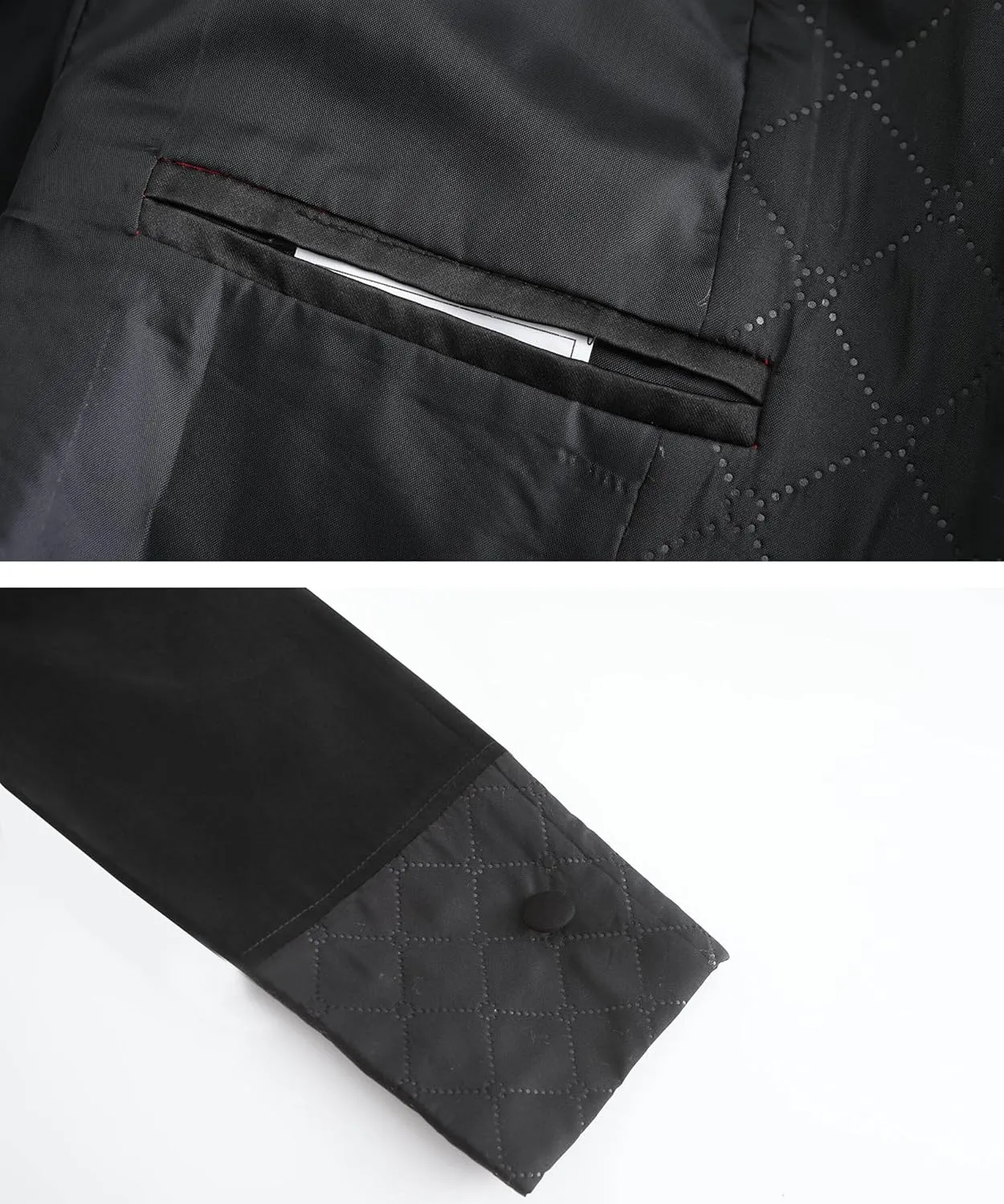 Men's Long Velvet Smoking Robe Double Breasted Jacket Blazer with Belt for Dinner Wedding Party