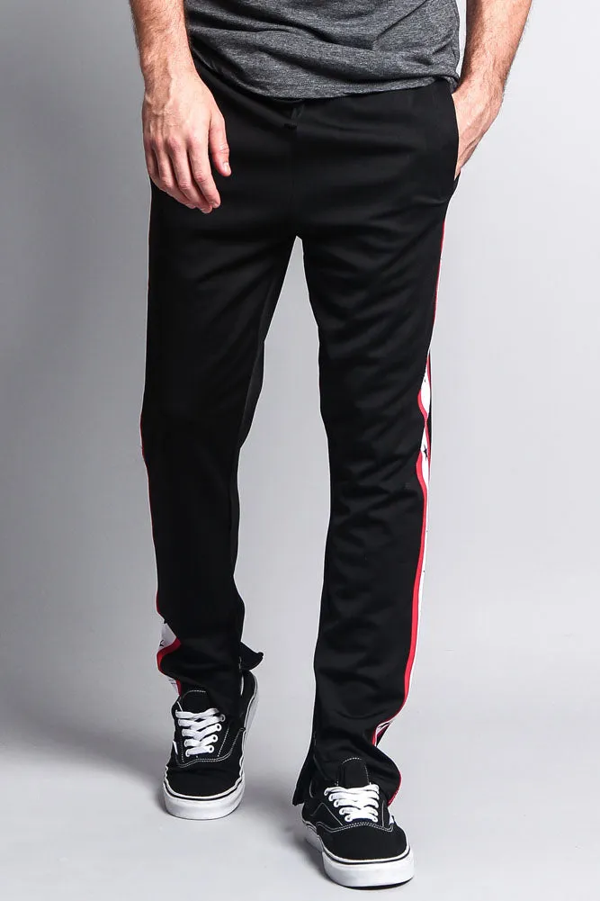 Men's Slim Fit Star Stripe Track Pants