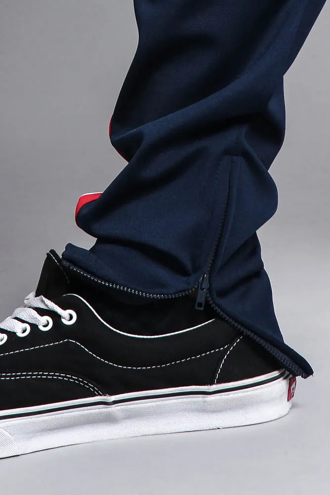 Men's Slim Fit Star Stripe Track Pants