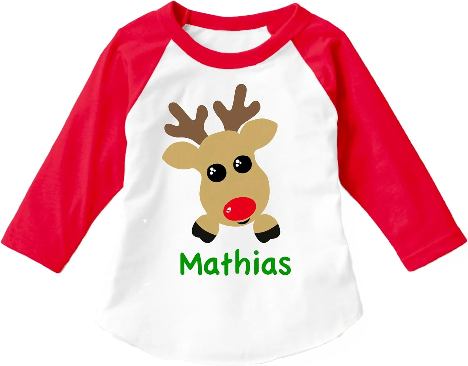 MiMa | Apparel Family Matching Christmas shirt, Personalised Family TShirt Reindeer Christmas Matching Sweatshirts, Ugly Christmas Sweater (4T, BOY-Reindeer)