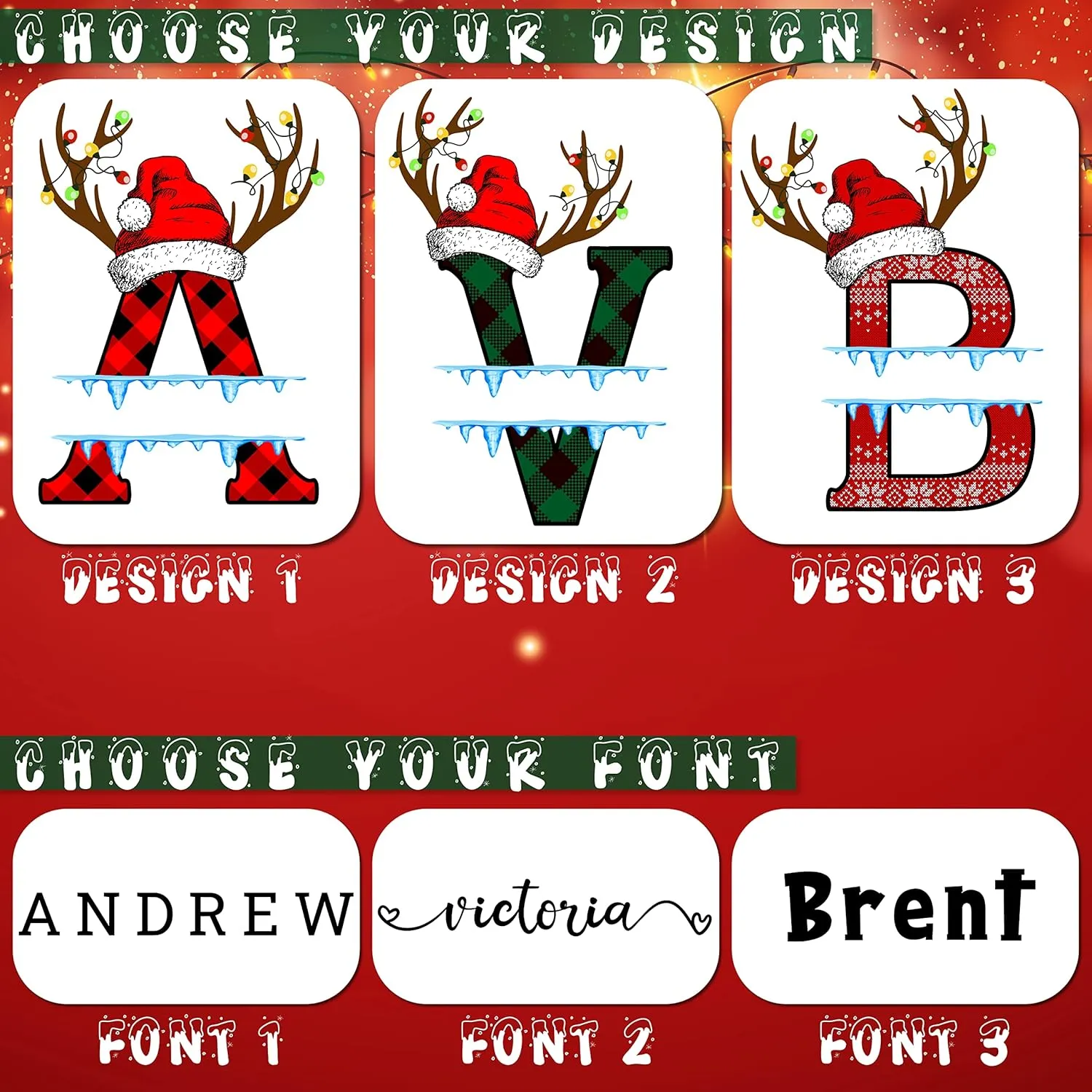 Personalized Christmas Matching Tee for Family - Customized Christma Family Outfits Custom Xmas T-Shirts for Men, Women, Kids