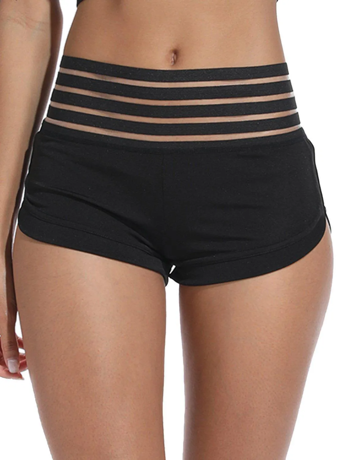 Pocket Design High Waist Workout Shorts