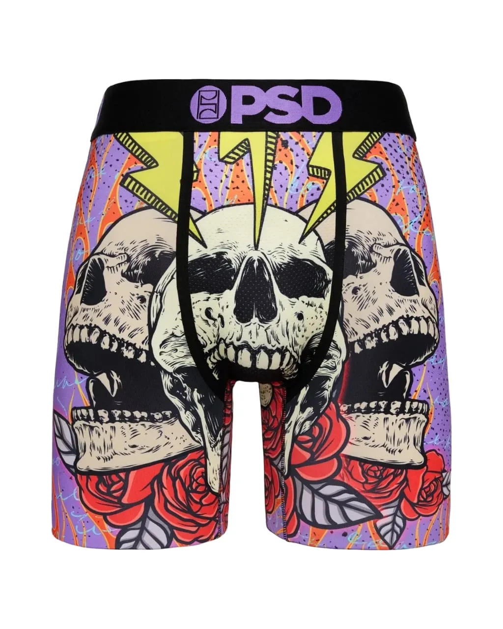 PSD Men's Insane Flaming Bones Boxer Briefs
