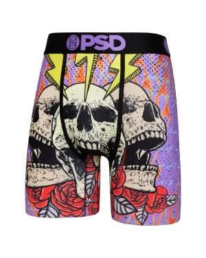 PSD Men's Insane Flaming Bones Boxer Briefs
