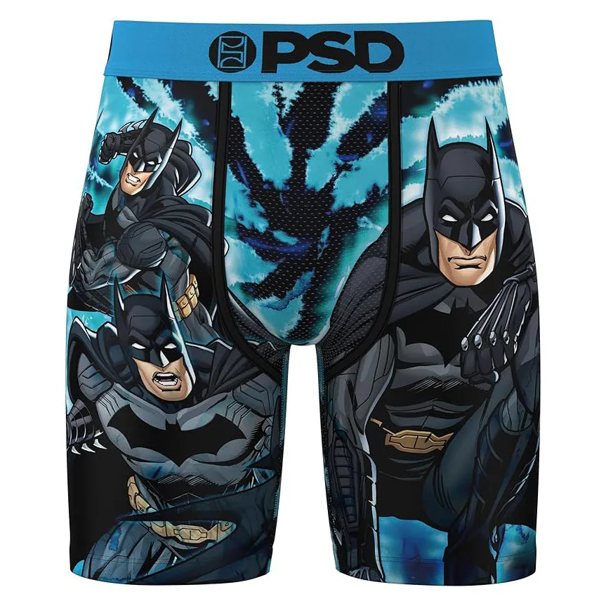 PSD Men's Multicolor Batman Dye Boxer Briefs Medium Underwear - 224180076-MUL-M