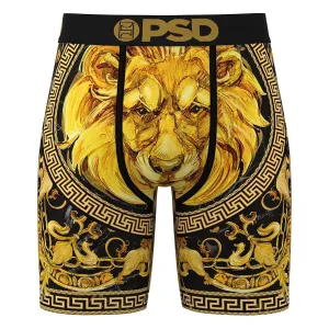 PSD Men's Multicolor Greek Gold Boxer Briefs Small Underwear - 324180050-MUL-S