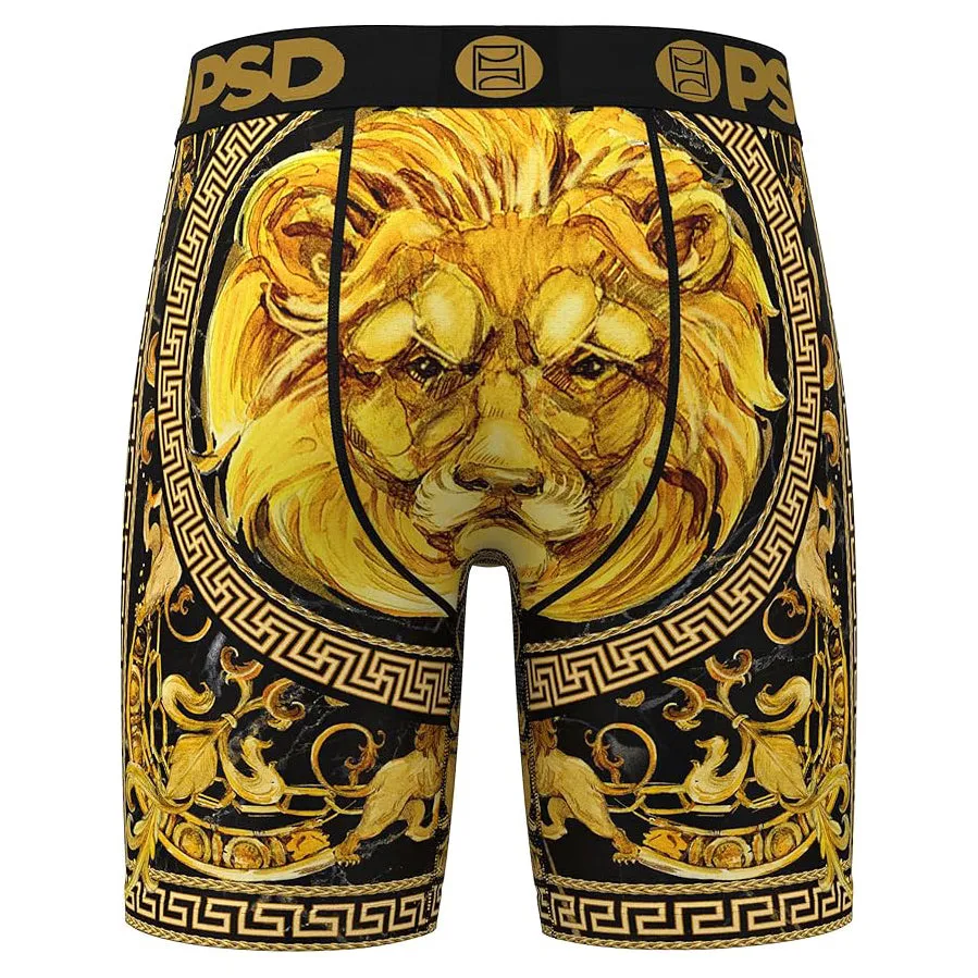 PSD Men's Multicolor Greek Gold Boxer Briefs Small Underwear - 324180050-MUL-S