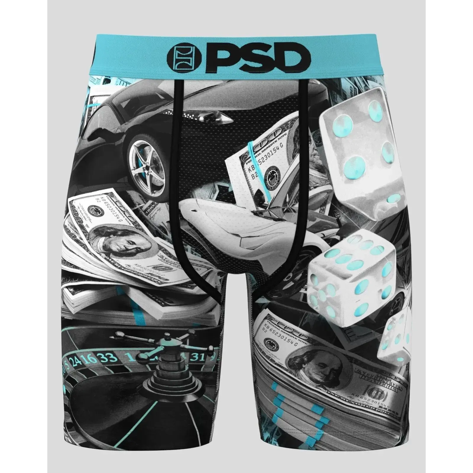 PSD Men's Multicolor Lifestyle Boxer Briefs Small Underwear - 224180018-MUL-S